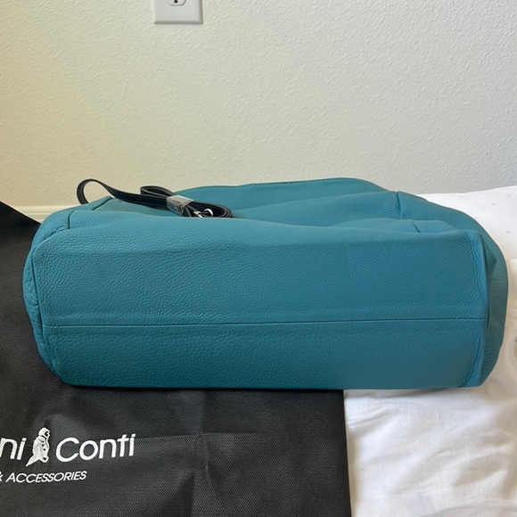 GIANNI CONTI X-LARGE LEATHER HANDBAG PURSE BRAND NEW - Picture 4 of 11